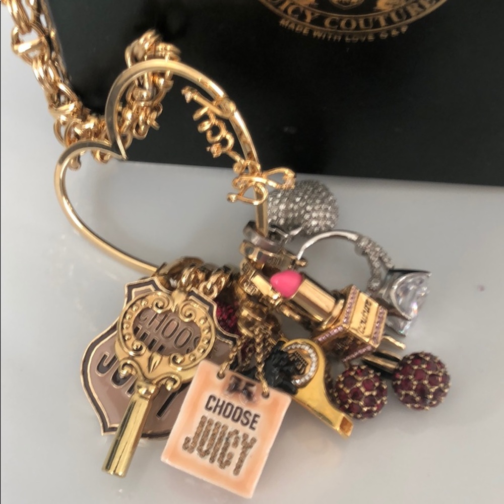 Juicy Couture Heart Charm Necklace